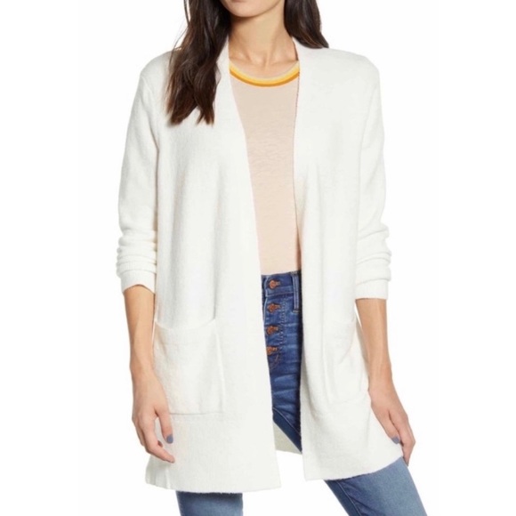 Madewell Sweaters - Madewell Kent Cardigan Sweater Antique Cream